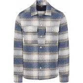 Vanguard Overhemd 'Overshirt with check pattern' smoky blue