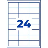 Avery Zweckform AVERY Universele etiketten 6172, 64,6 x 33,8 mm, 600 + 120 stuks