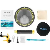 Telesin Waterproof Dome For GoPro Hero 9,10,11,12,13