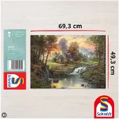 Schmidt Puzzel, merk TK Holzhaus, type a.Bach, 1.000 stukjes.