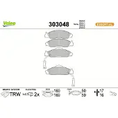Valeo 303048 Remblokken