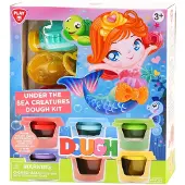 Playgo klei speelset diep in de zee - 6 potjes kleurrijke klei.