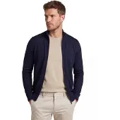 Profuomo vest donkerblauw wol