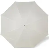 L-merch - Automatic Umbrella With Wooden Handle - White - Ø ca. 104 cm