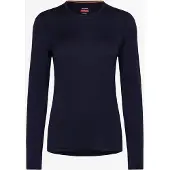 Icebreaker Ondershirt Womens 260 Tech LS Crewe Midnight Navy-XL