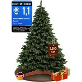 Casaria Premium Kunstkerstboom, hoogte 150 cm