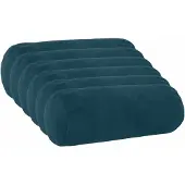 vidaXL Kussen met kussen HEERLEN 6 st Blauw fluweel