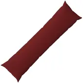 vidaXL Kussensloop HEERLEN Wijnrood 40 x 145 cm Stof