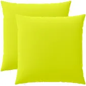 vidaXL Kussensloop 2 st HEERLEN Heldere Groen. 65 x 65 cm Polyester
