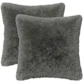 vidaXL Kussen 2 st HEERLEN Lichtgroen 50 x 50 cm PV Fleece