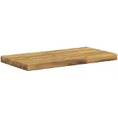 vidaXL Rechthoekig Tafelblad 90 x 50 x 3,5 cm Rechthoekig Wit