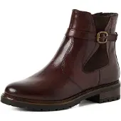 Tamaris Chelsea boots kastanjebruin