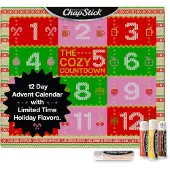 Chapstick Adventskalender – Cozy Countdown to Christmas – 12-Pack Lippenbalsem Cadeauset