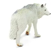 Safari Wilde Dieren Witte Wolf Junior 9,3 Cm Wit