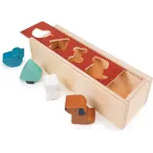 Mentari Sorteerdoos - Huisdieren - 22,5X7,5X6Cm - Hout - 2 Jaar
