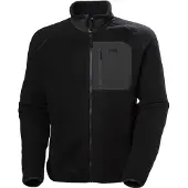 Helly Hansen - Panorama Pile Block Jacket Black voor Heren van Gerecycled Polyester - Maat L - Zwart