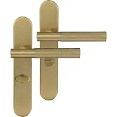 Differnz | Utrecht deurkruk | ovaal schild | WC 63 mm | goud