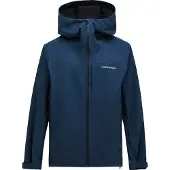 Peak Performance - Ski jassen - M Maroon 3L Jacket Blue Shadow voor Unisex - Maat XL - Marine blauw
