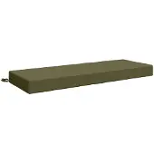 vidaXL Rugkussen SOEST 100% Polyester Olijfgroen 120 x 40 x 10 cm