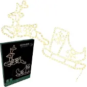 Koopman Kerstfiguur rendier met slee | | 130 x 51 cm