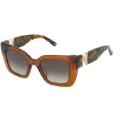 Nina Ricci Zonnebril SNR378V 50/20/140 Glanzend transparant bruin Acetaat VROUW SNR378V