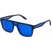 FILA SFIA13 Zonnebril 55/19/145 Mat Blauw Ingegoten MAN SFIA13