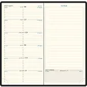 Exacompta zakagenda Espace 17, Barbara PVC, 90 x 175 mm, zwart