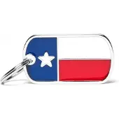 My Family Hondenpenning Met De Vlag Van Texas