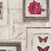 Dutch Wallcoverings Schuimvinyl lijstjes/deco rood