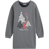 Bonprix Meisjes sweatjurk met pailletten maat 164/170