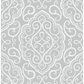 Dutch Wallcoverings Eclipse Heavenly grijs/wit behang (vliesbehang, grijs)