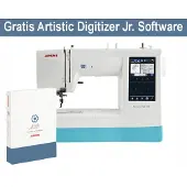 Janome Memory Craft 100E + Artistic Digitizer Jr.