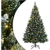 vidaXL Kunstkerstboom met 300 LED's 240 cm