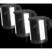 Ring Spotlight Camera 2e Generatie Stekker Zwart 3-Pack