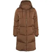 KAFFE CURVE Damesjack met lange capuchon Nikole