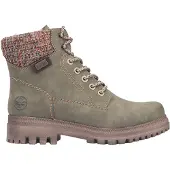 Rieker Dames Y7621 Veterschoenen Winterlaarzen Normale Wijdte Groen