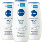 Nivea 3x Douchecrème Soft 250 ml