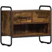 vidaXL Tv-meubel 60 x 30 x 50 cm Gerookt eiken Bewerkt hout