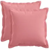 vidaXL Kussen met kussen HOUTEN 2 st Roze Faux Linnen