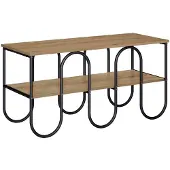 vidaXL TV-meubel 100 x 40 x 50 cm Artisanaal eiken Bewerkt hout