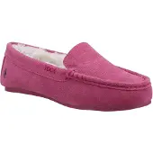 Hush puppies Annie Mocassin Suede Vrouwen Roze Pantoffels