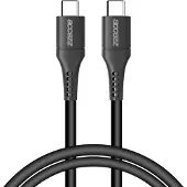 Accezz USB-C naar USB-C kabel - 1 meter - Zwart