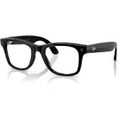 Ray-Ban AI-bril Ray-Ban Gen 3 Wayfarer Glanzend Zwart met grijze Transitions-glazen