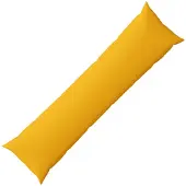 vidaXL Kussensloop HEERLEN Licht Geel 40 x 145 cm Stof