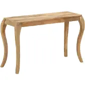 vidaXL Console tafel, 118x38x76 cm, massief mangohout