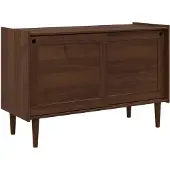 vidaXL Dressoir BILBAO Donker karamel 114 x 45 x 75 cm
