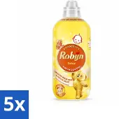 Robijn 5 x – Wasverzachter – Zwitsal – 1,1 L - Voordeelverpakking - 5 stuks