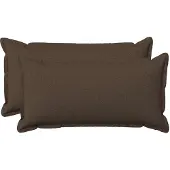 vidaXL Kussen met kussen HOUTEN 2 st Taupe Faux Linnen
