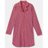 Woody - Dames Slaapkleedje - Roze Gestreept - XL