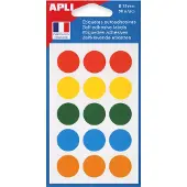 Agipa signaalstickers, rond 8 mm, oranje, 462 stuks